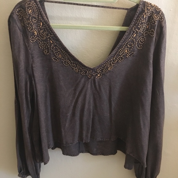 New Cropped Shirt from Urban Outfitters - Picture 1 of 4